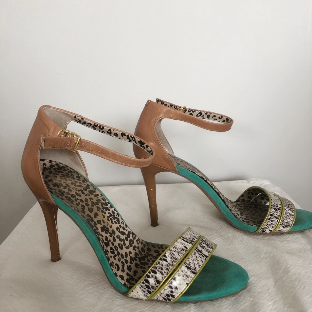 Jessica Simpson Leopard multicolour heels - Picture 4 of 11